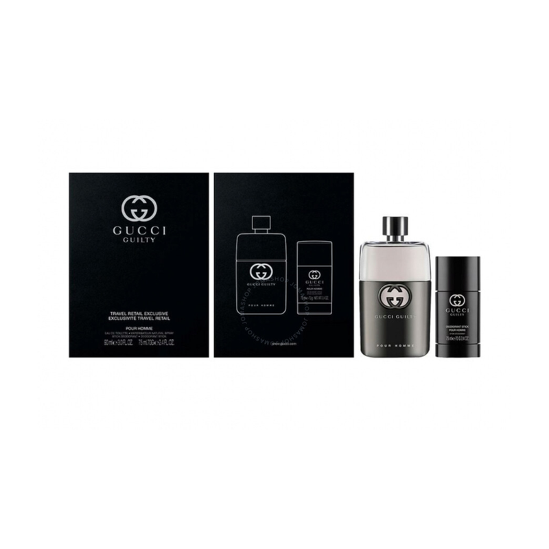 PERFUME GUCCI GUILTY ESTUCHE HOMBRE EDT 90ML + DEO 75ML - 1
