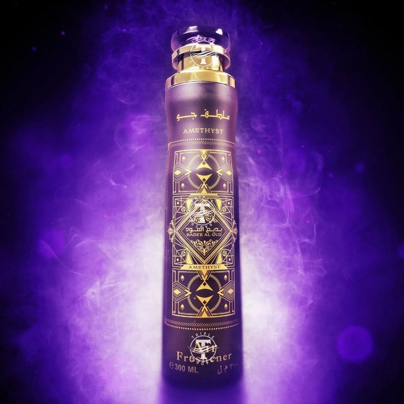 PERFUME UNISEX LATTAFA BADEE AL OUD AMETHYTS AMBIENTAL 300 ML - 2