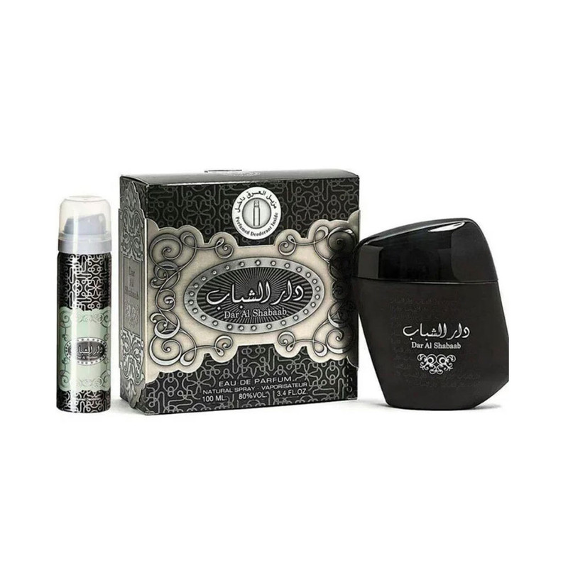 PERFUME UNISEX DAR AL SHABAAB EDP 100 ML + DEO SPRAY 50 ML SET DE 2 PCS - 1