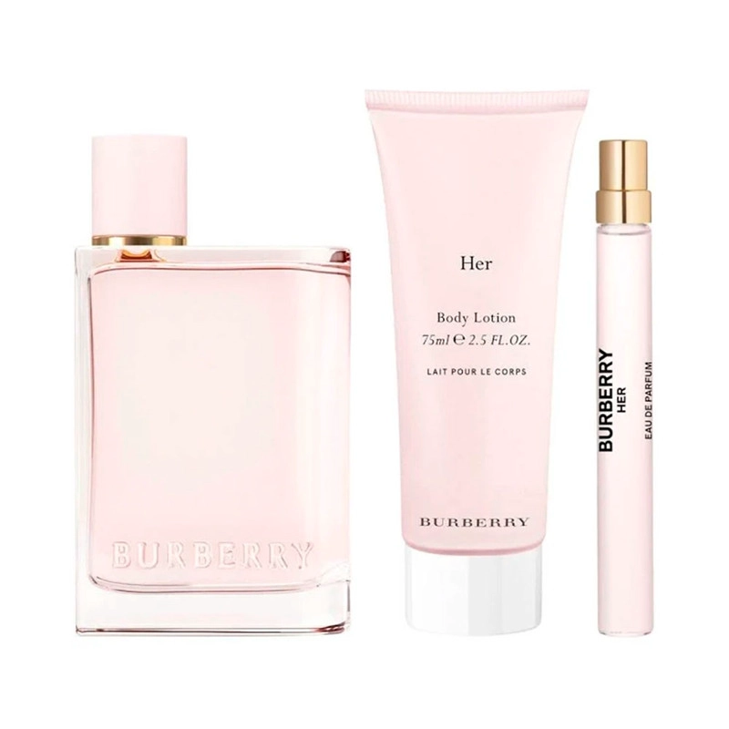 Burberry Her Edp 100 Ml + 10 Ml + 75 Ml Set 3 Pcs Mujer - 2