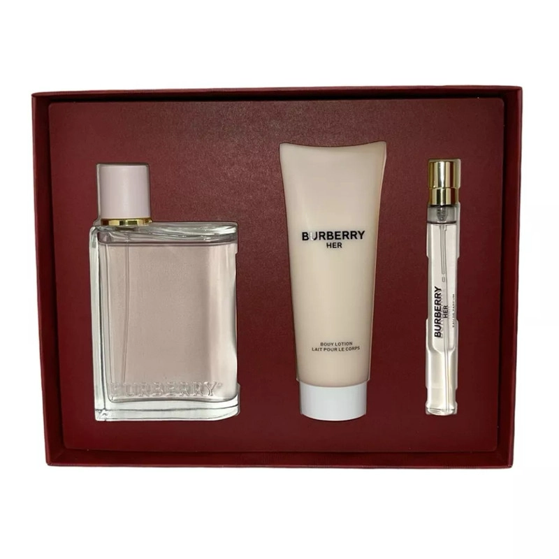 Burberry Her Edp 100 Ml + 10 Ml + 75 Ml Set 3 Pcs Mujer - 3