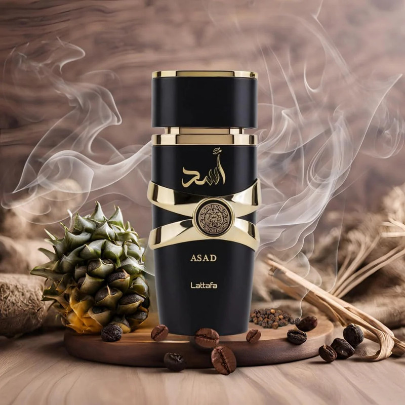 SET LATTAFA HOMBRE ASAD EDP 100 ML + DEO SPRAY 200 ML SET 2 CPS - 3