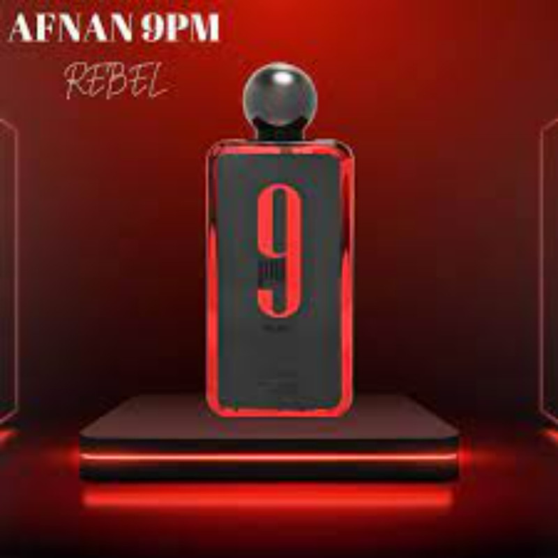 PERFUME AFNAN 9 PM REBEL EDP 100ML - UNISEX INTENSO - 3