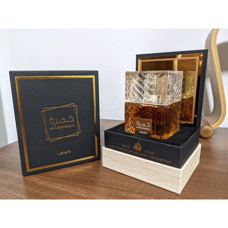 Lattafa Khamrah Edp 100 Ml + Deo Spray 200 Ml Set 2 Pcs - 4