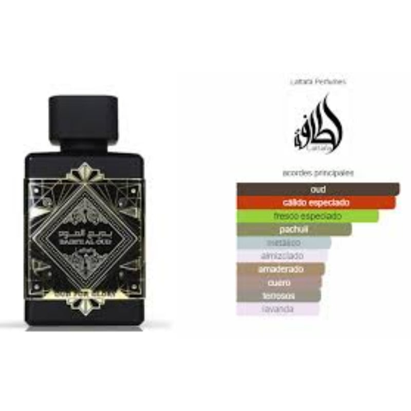 SET LATTAFA BADEE AL OUD GLORY EDP 100 ML+DS 200 ML - NOTAS AMADERADAS Y ORIENTALES - HOMBRE - 2