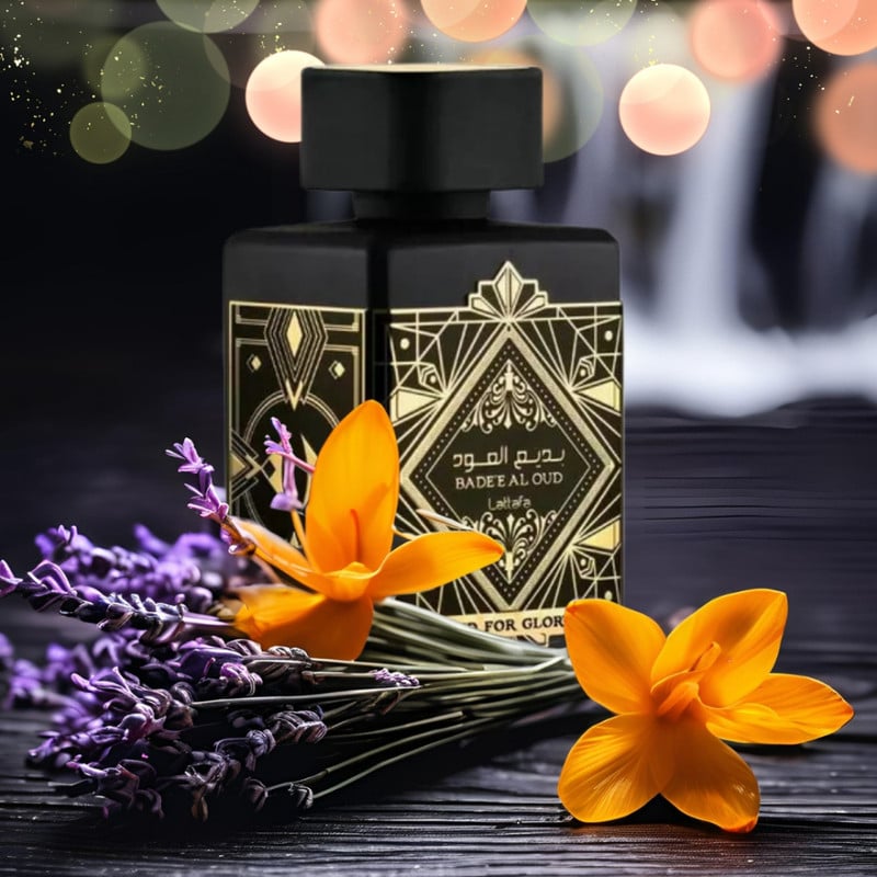 SET LATTAFA BADEE AL OUD GLORY EDP 100 ML+DS 200 ML - NOTAS AMADERADAS Y ORIENTALES - HOMBRE - 4