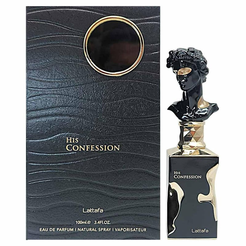 PERFUME LATTAFA HIS CONFESSION EDP 100ML PARA HOMBRE CAUTIVADOR - 1