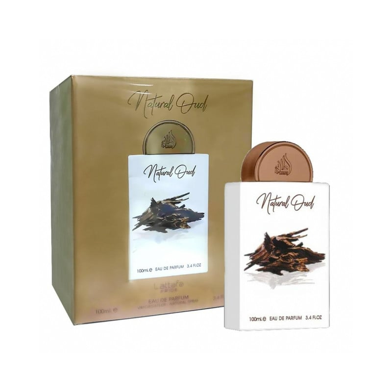 PERFUME LATTAFA NATURAL OUD EDP 100ML UNISEX AUTE NTICO - 3