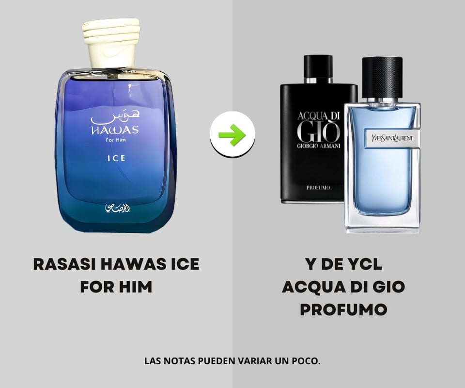 PERFUME RASASI HAWAS ICE EDP 100ML REFRESCANTE PARA HOMBRE - 4