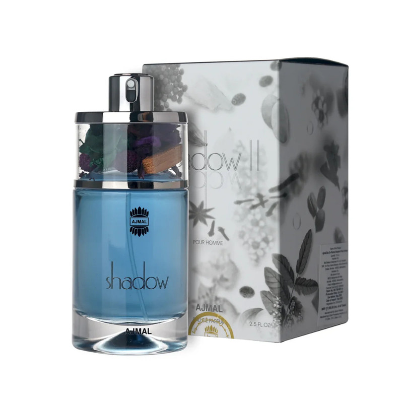 PERFUME HOMBRE AJMAL SHADOW HIM EDP 75ML - SOMBRA Y MISTERIO - 4