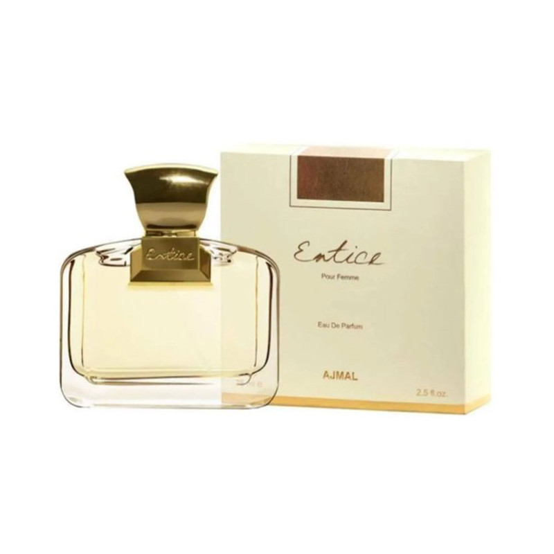 PERFUME MUJER AJMAL ENTICE WOMEN EDP 75ML - ATRACCION Y ENCANTO - 1
