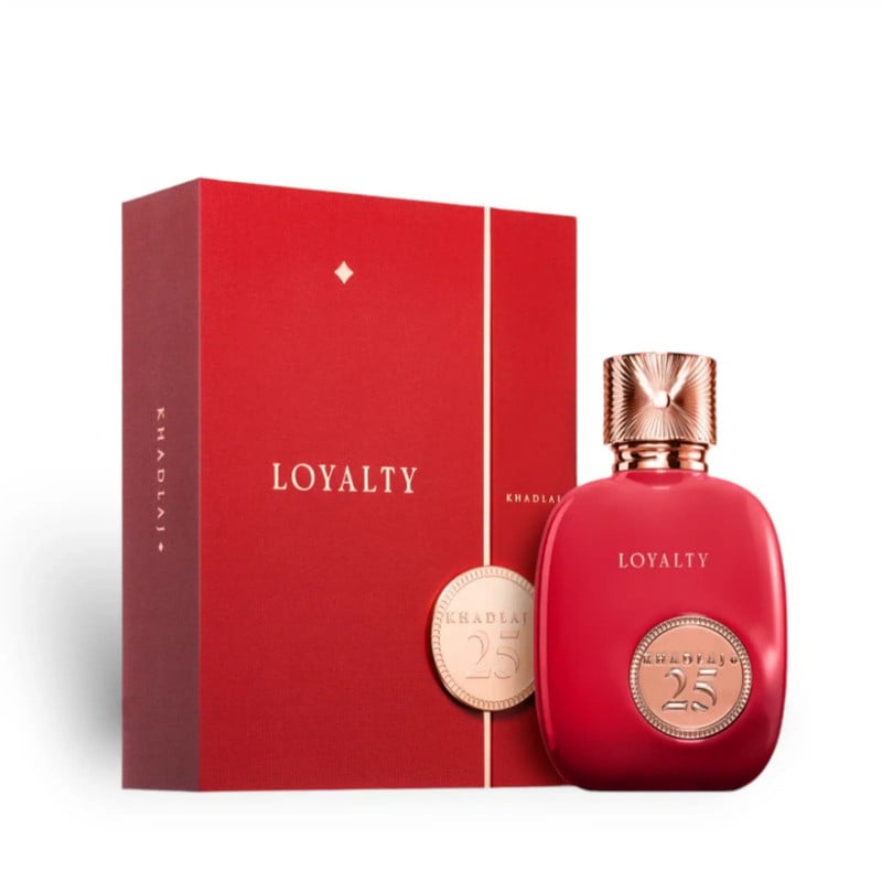 PERFUME UNISEX KHADLAJ 25 LOYALTY EDP 100ML - FIDELIDAD Y ELEGANCIA - 1