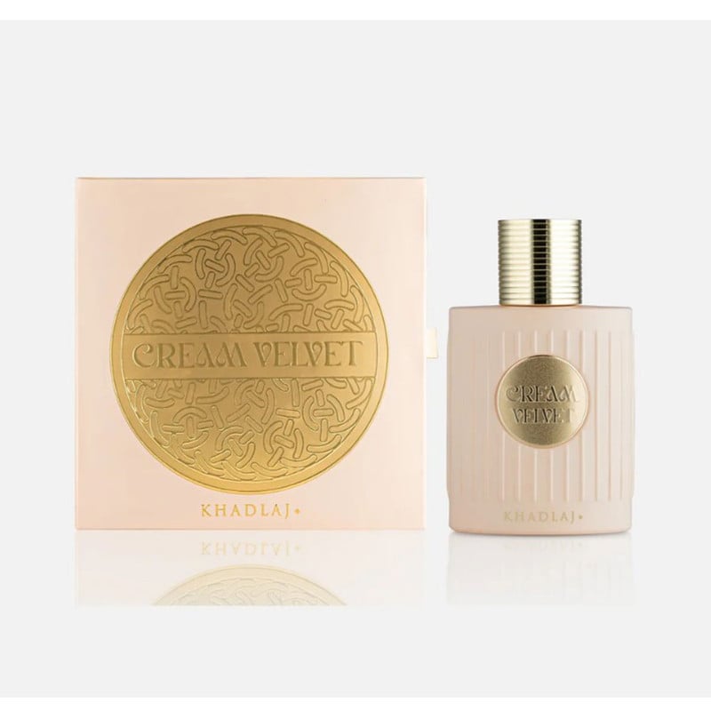 PERFUME MUJER KHADLAJ CREAM VELVET EXTRAIT DE PARFUM 100ML - SUAVIDAD DE LUJO - 1