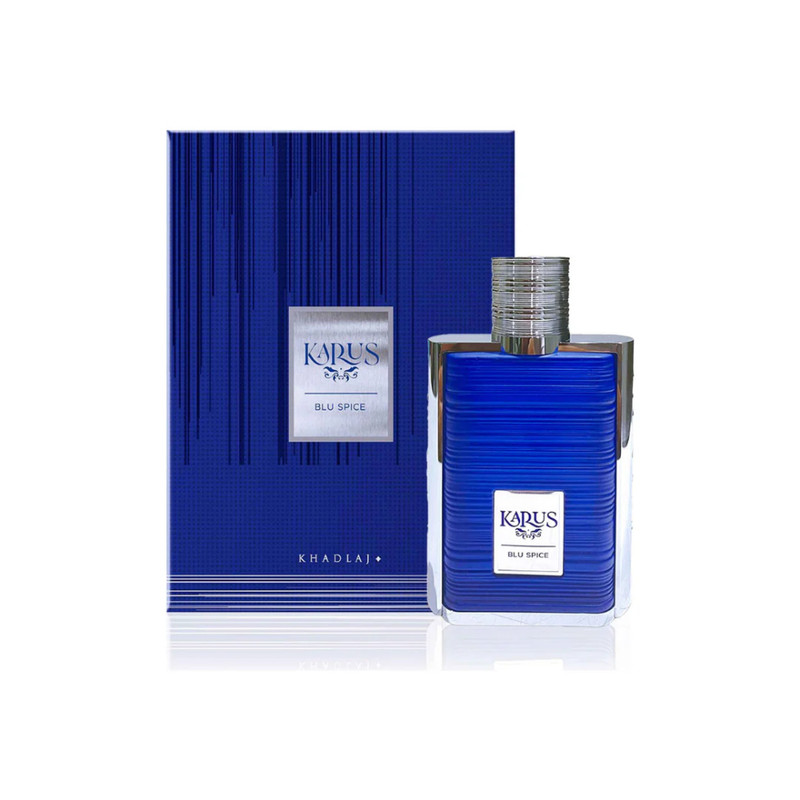 PERFUME HOMBRE KHADLAJ KARUS BLU SPICE EDP 100ML - ESPECIAS Y FRESCURA - 1