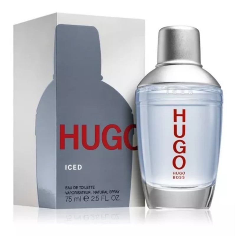 PERFUME HUGO BOSS ICED EDT 75ML PARA HOMBRE REFRESCANTE - 4