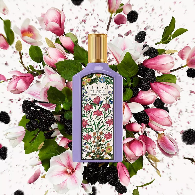 PERFUME GUCCI FLORA GORGEOUS MAGNOLIA SET 3 PIEZAS 100ML+10ML+5ML - 2