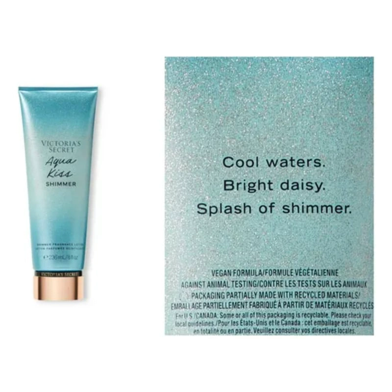 LOCION MUJER AQUA KISS SHIMMER 237ML VICTORIA'S SECRET - HIDRATACION Y BRILLO - 2