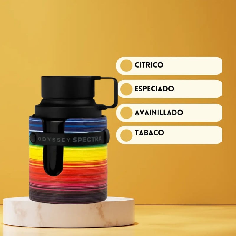 PERFUME UNISEX ODYSSEY SPECTRA EDP 100ML ARMAF - FRESCURA Y MODERNIDAD - 2