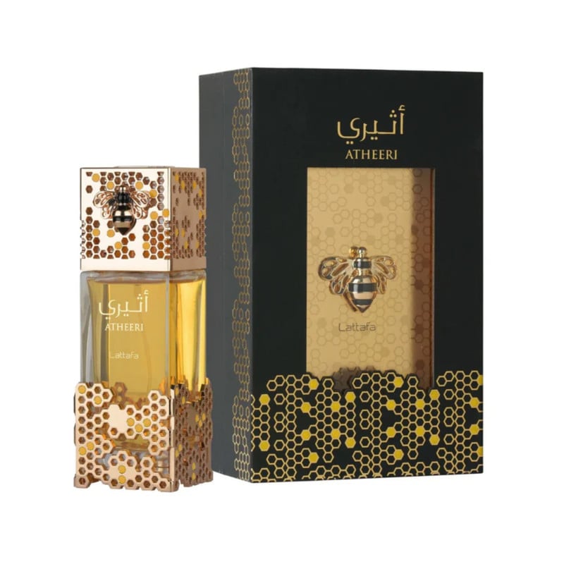 PERFUME UNISEX LATTAFA ATHEERI EDP 100 ML - EXQUISITO Y ORIENTAL CON NOTAS DULCES - 1