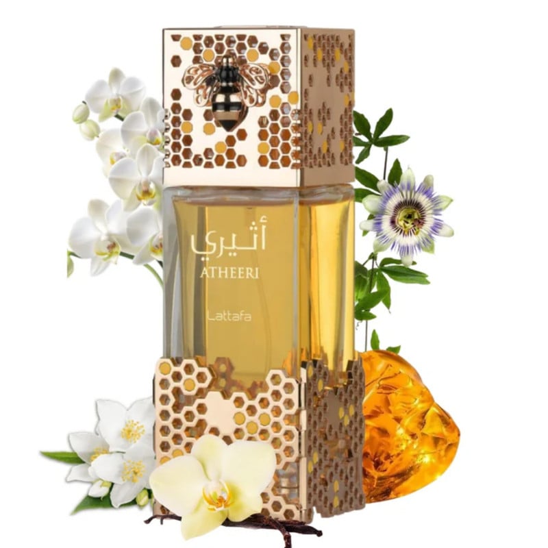PERFUME UNISEX LATTAFA ATHEERI EDP 100 ML - EXQUISITO Y ORIENTAL CON NOTAS DULCES - 4