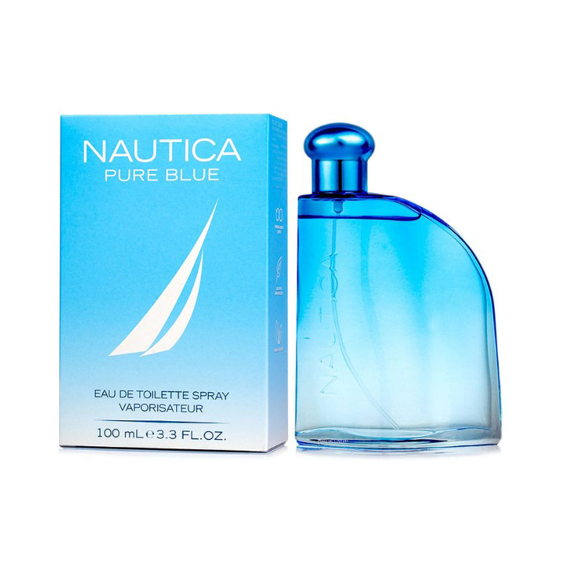PERFUME PARA HOMBRE NAUTICA PURE BLUE EDT 100 ML - FRESCO Y MARINO CON NOTAS ENERGE TICAS - 1