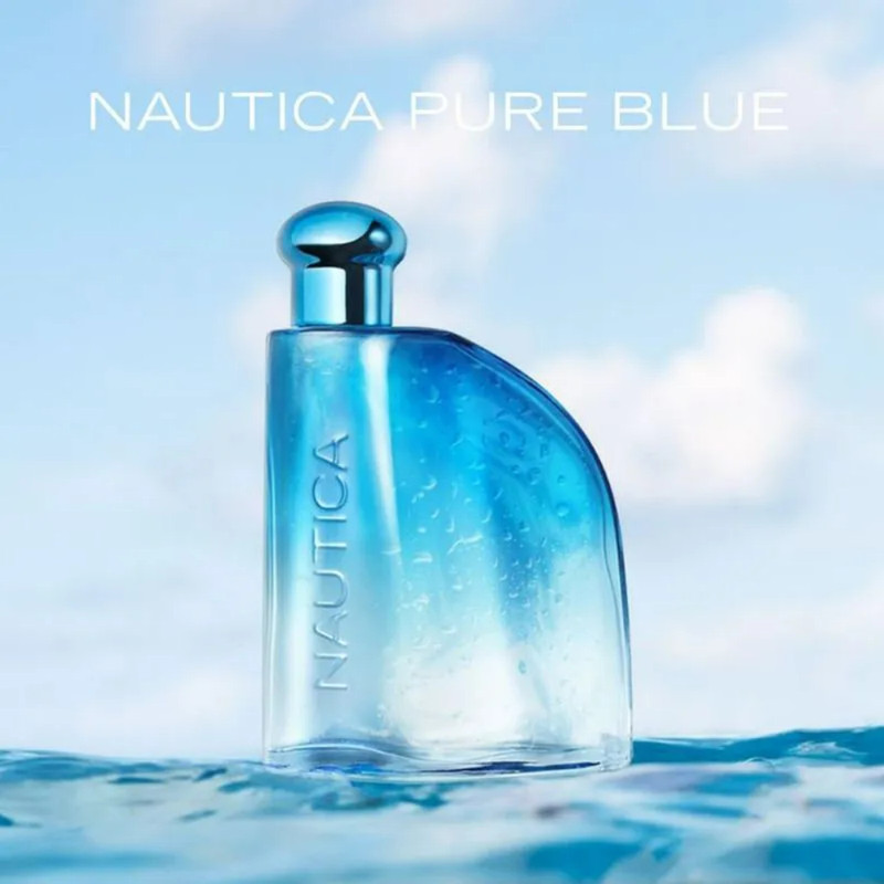 PERFUME PARA HOMBRE NAUTICA PURE BLUE EDT 100 ML - FRESCO Y MARINO CON NOTAS ENERGE TICAS - 4