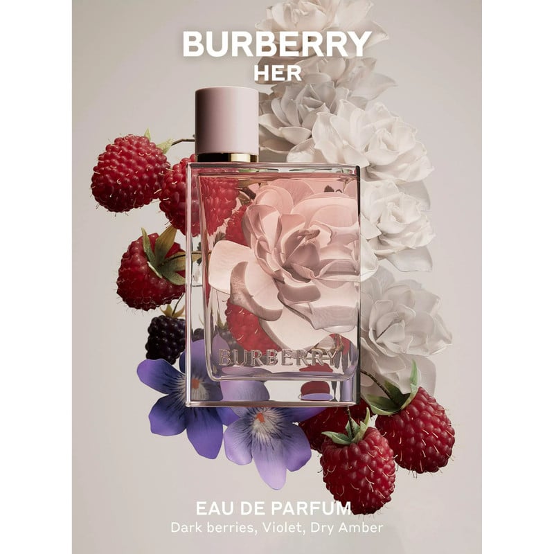 SET BURBERRY HER EDP 100 ML + 10 ML - ELEGANTE Y FEMENINO CON AROMA DULCE Y FLORAL - 3