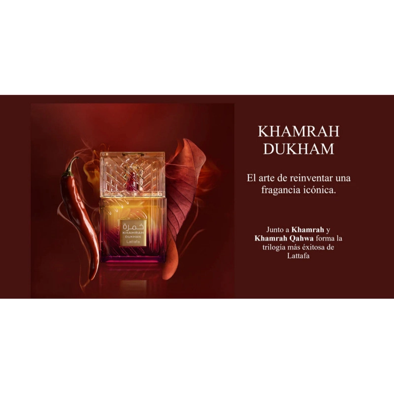 PERFUME LATTAFA KHAMRAH DUKHAN EDP 100ML - 3