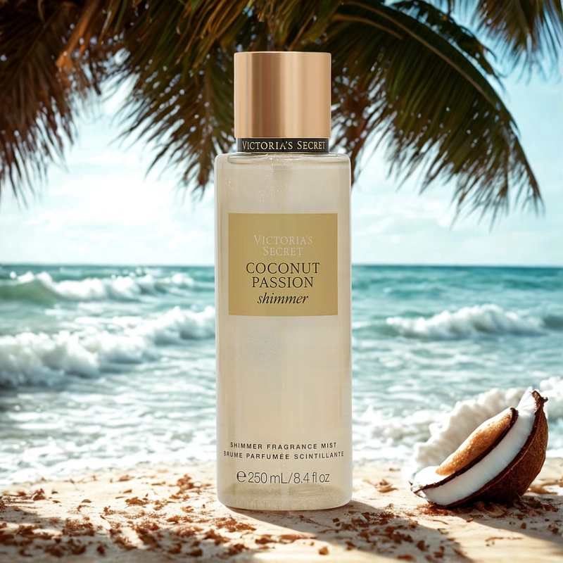 Victoria Secret Coconut Passion Shimmer Body Mist 250ml Nuevo Formato - 3