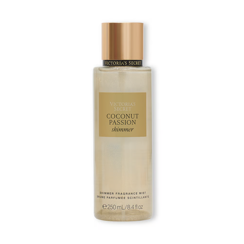 VICTORIA SECRETS COCONUT PASSION SHIMMER BODY MIST 250ML NUEVO FORMATO - 4
