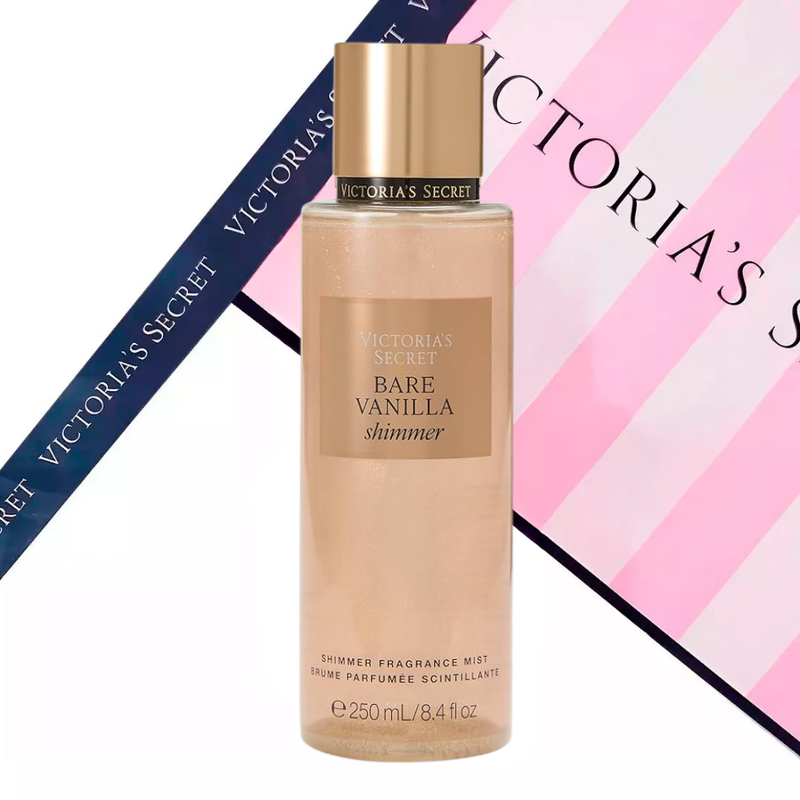 VICTORIA SECRETS BARE VANILLA SHIMMER BODY SPLASH 250ML MUJER NUEVO FORMATO - 3