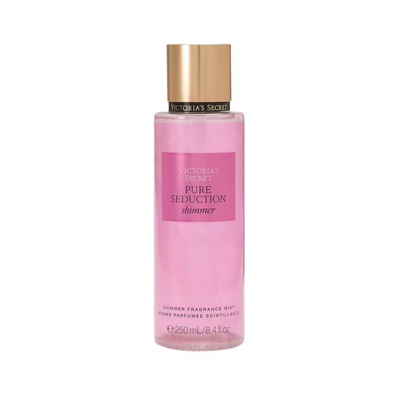 VICTORIA SECRETS  PURE SEDUCTION SHIMMER BODY SPLASH 250ML MUJER NUEVO FORMATO - 1