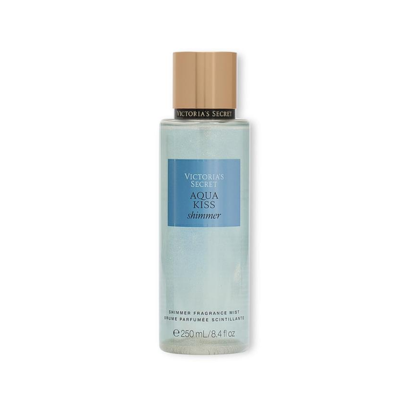 VICTORIA SECRETS  AQUA KISS SHIMMER BODY SPLASH 250ML  NUEVO FORMATO - 4