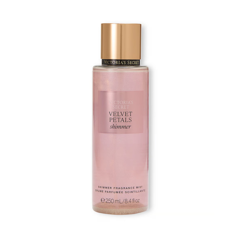 VICTORIA SECRETS VELVET PETALS SHIMMER BODY SPLASH 250ML MUJER NUEVO FORMATO - 1
