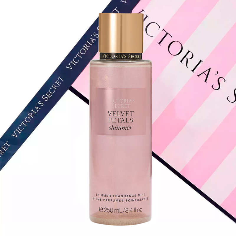 VICTORIA SECRETS VELVET PETALS SHIMMER BODY SPLASH 250ML MUJER NUEVO FORMATO - 2