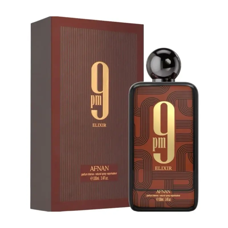 PERFUME  AFNAN 9 PM ELIXIR INTENSE PARFUM 100ML HOMBRE - 1