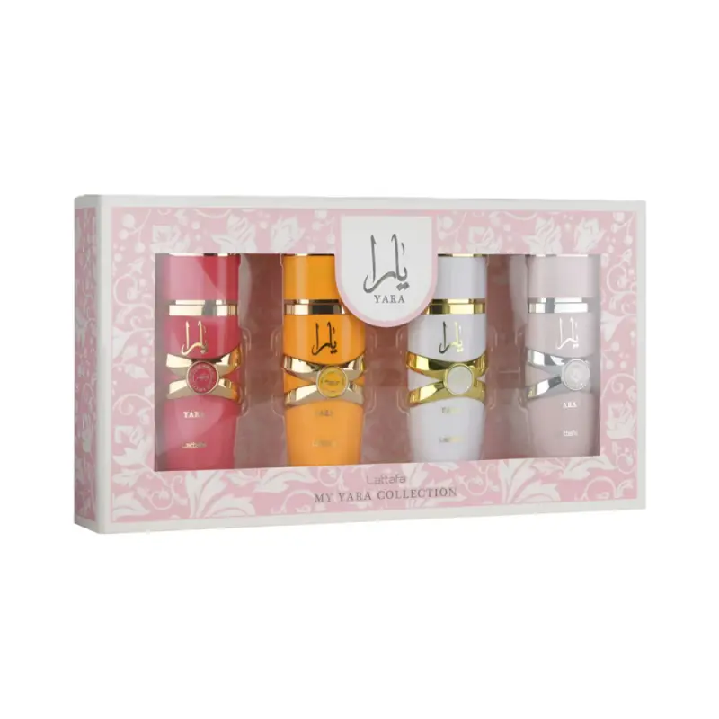 SET LATAFFA YARA CANDY + YARA TOUS + YARA MOI + YARA EDP 25ML 4 PCS MUJER - 1