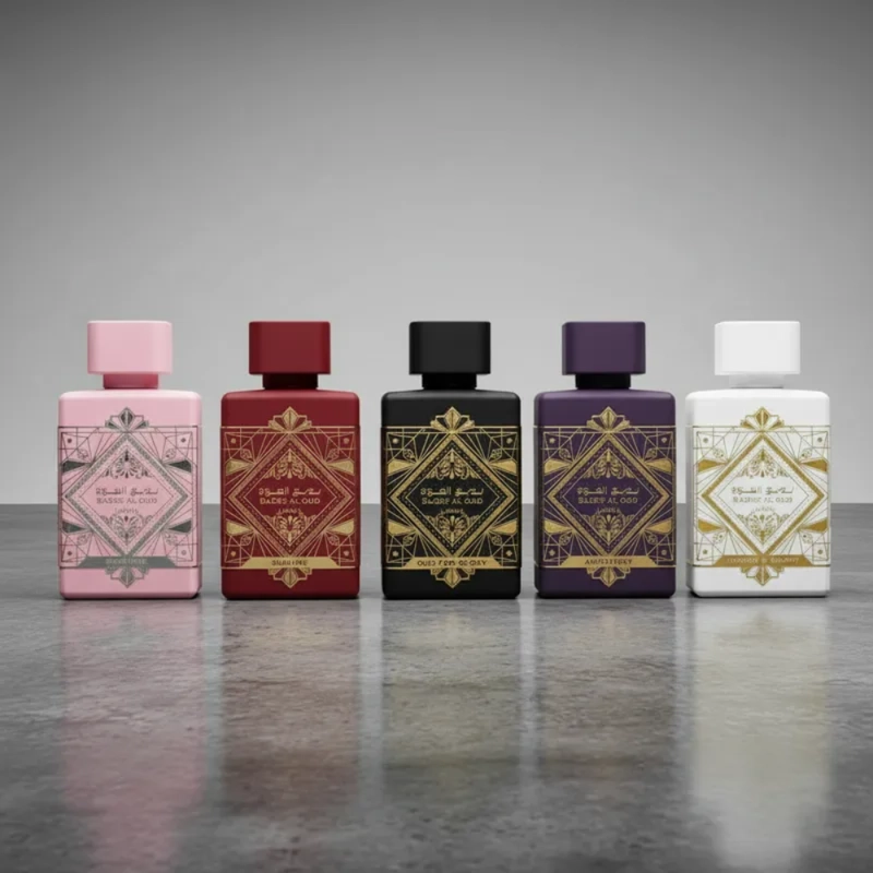 BADEE AL OUD SUBLIME + NOBLE BLUSH + AMETHYST + OUD FOR GLORY EDP 5 ML SET 5 PCS MINI - 2
