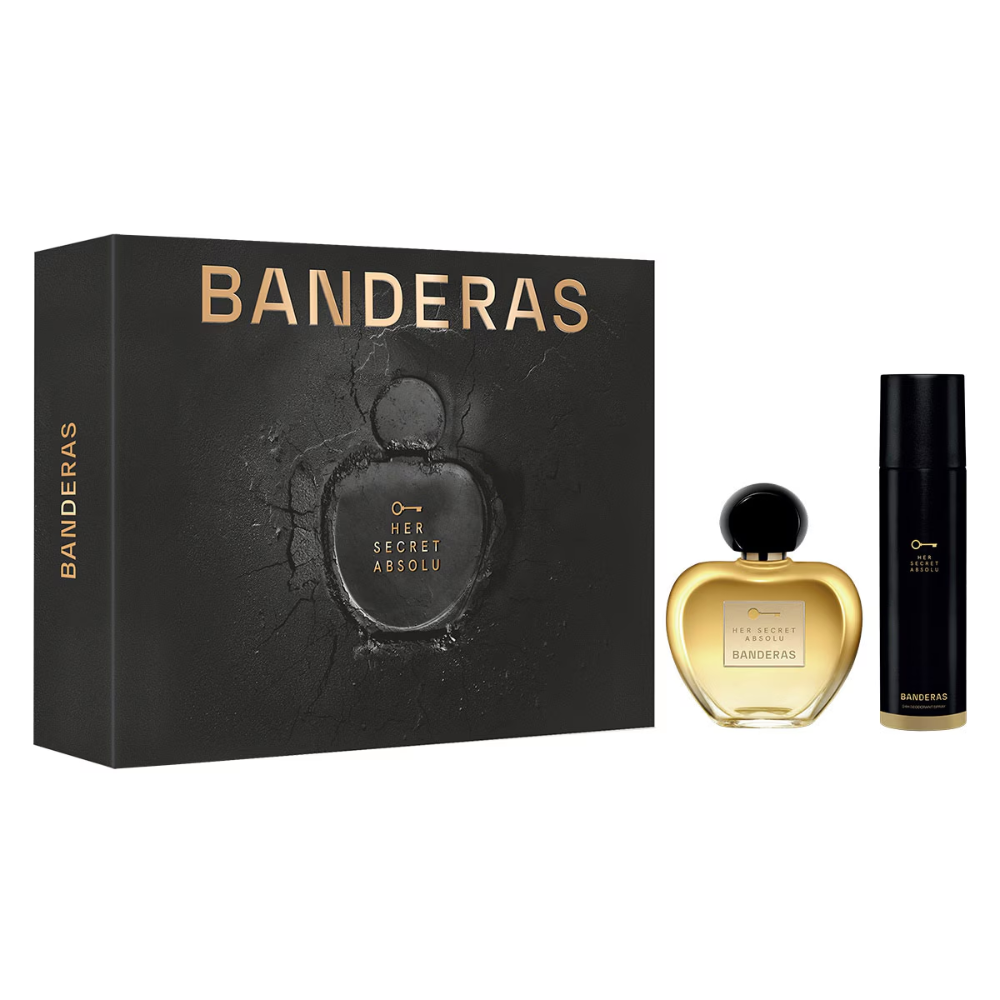 PERFUME ANTONIO BANDERAS HER SECRET ABSOLU EDP 80 ML + DEO 150 ML - 1