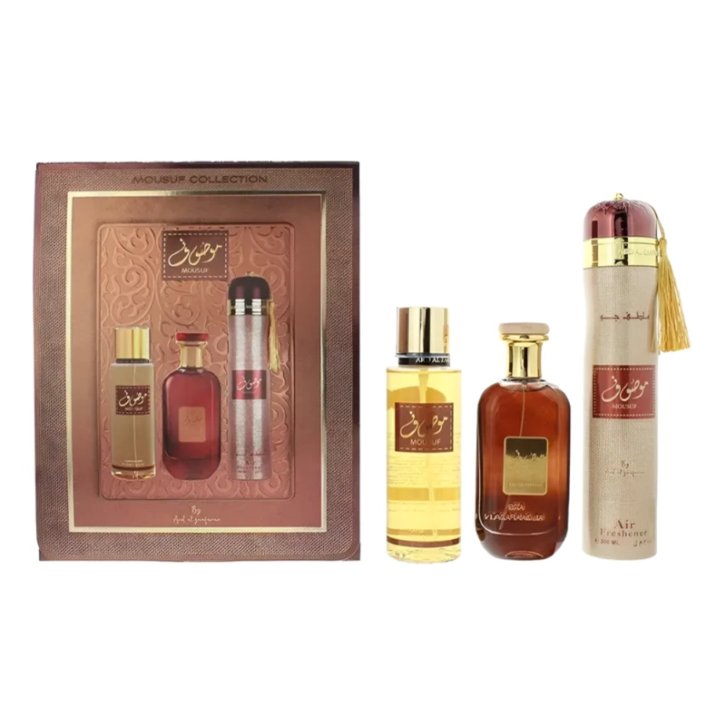 PERFUME MOUSUF EDP 100 ML + BS 250 ML + DESO A 300 ML SET 3 PCS - 1