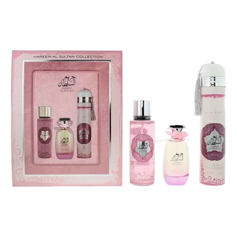 PERFUME HAREEM AL SULTAN EDP 100 ML + BS 250 ML + DESO A 300 ML SET 3 PCS - 1