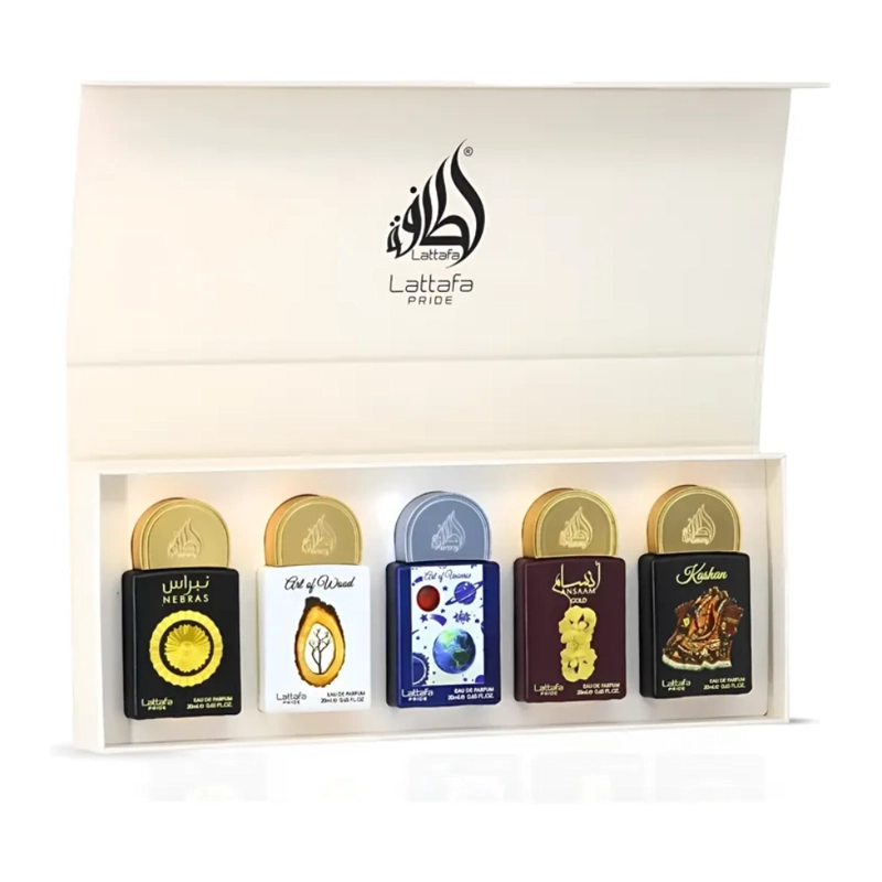 NEBRAS + ART OF WOOD + ART OF UNIVERSE + ANSAAM GOLD  + KASHAN EDP 20 ML SET 5 PCS - 2