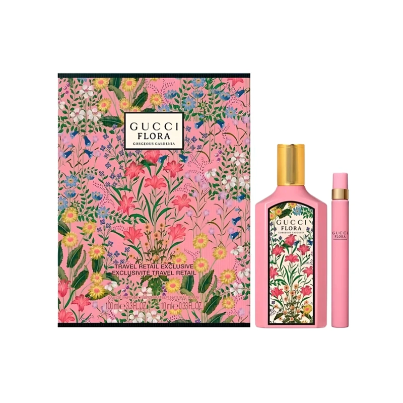 SET FLORA GORGEOUS GARDENIA EDP 100 ML + 10 ML SET 2 PCS - 1