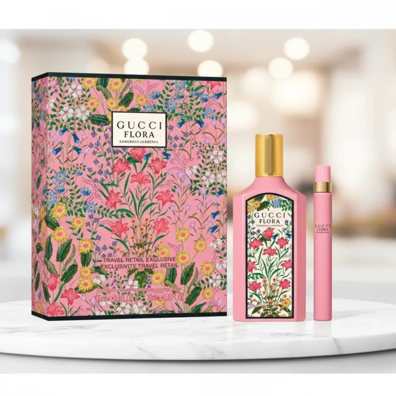 SET FLORA GORGEOUS GARDENIA EDP 100 ML + 10 ML SET 2 PCS - 2