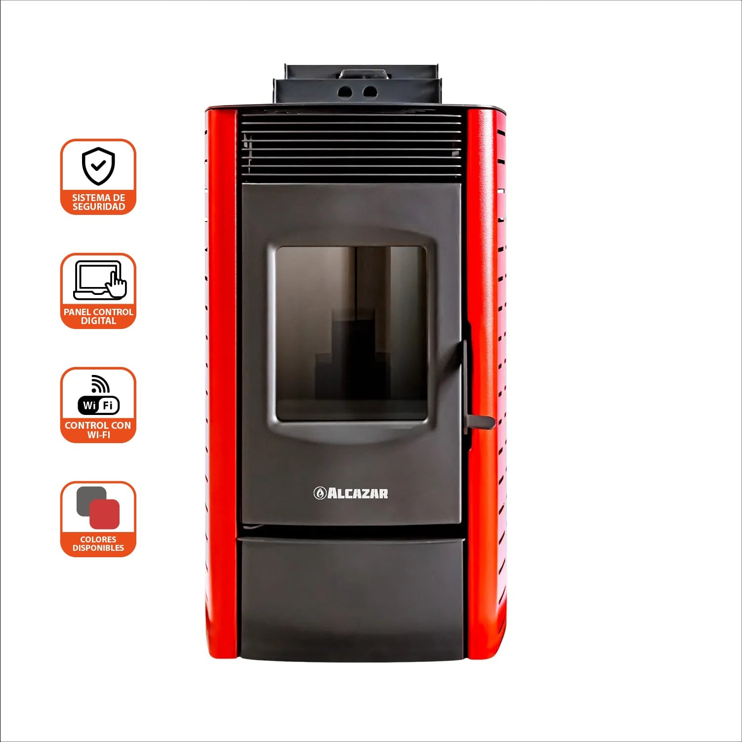 ESTUFA PELLET P1800 BURDEO - 2
