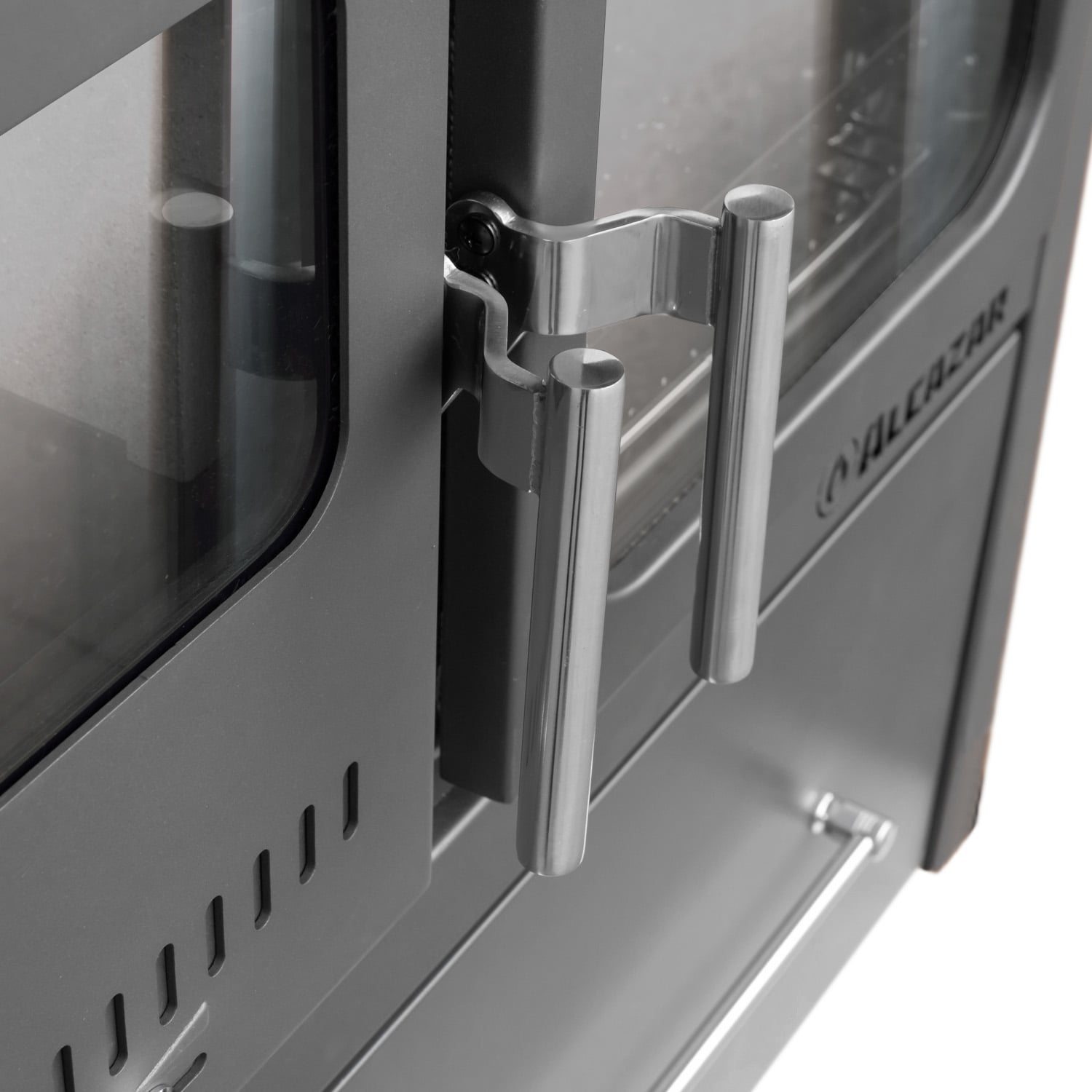 COCINA A LEÑA ALCAZAR EUROPEA M70 GRIS - 5