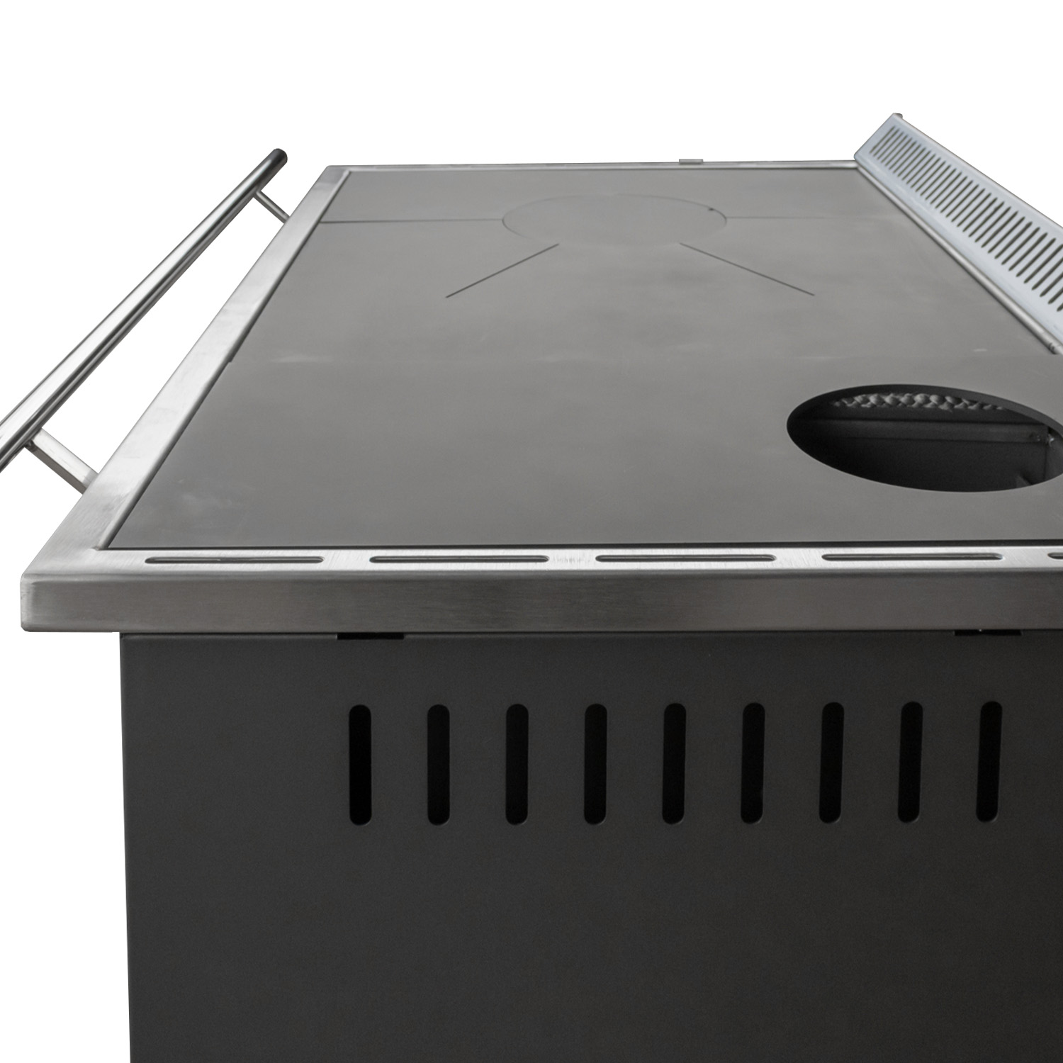 COCINA A LEÑA ALCAZAR S900 GRIS - 5