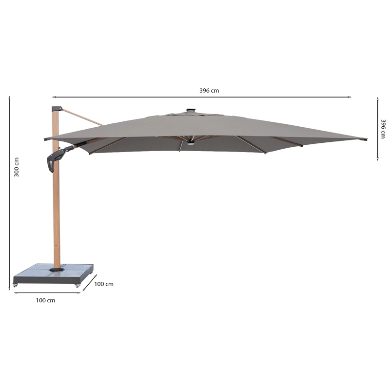PARASOL ALCAZAR BEIGE 4X4 - 3