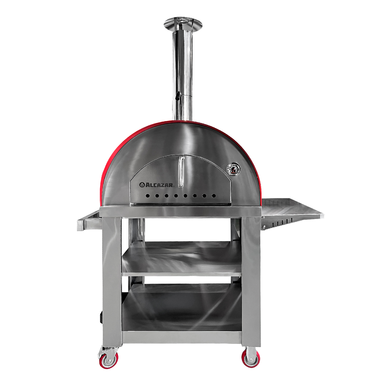 HORNO PIZZERO NÁPOLES ROJO - 1