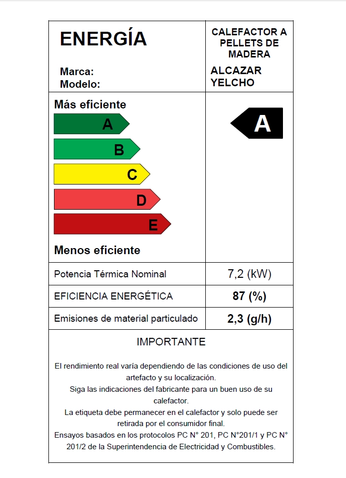 ESTUFA A PELLET CON WIFI YELCHO - 7